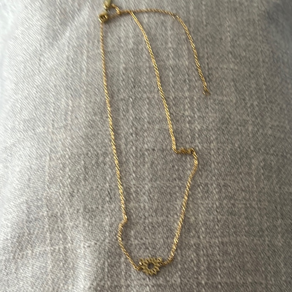 Marina de Buchi  Gold sun necklace made for 3 layering